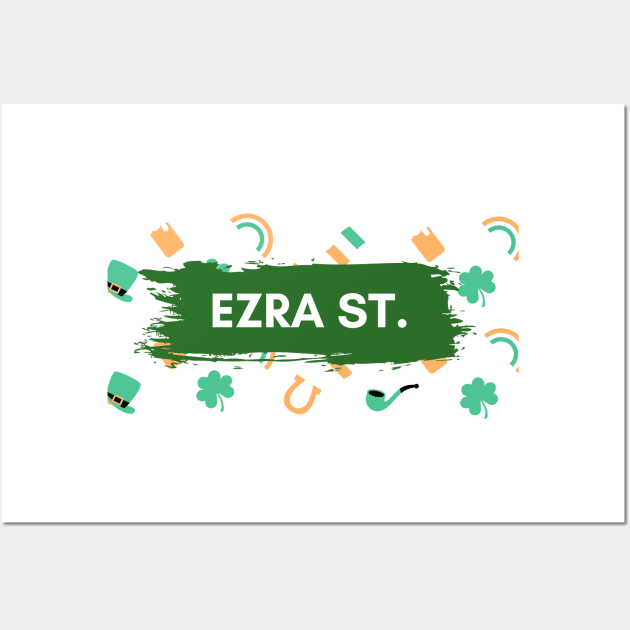 Ezra St. Pats Wall Art by stickersbyjori